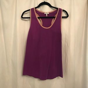 Joie silk racerback tank